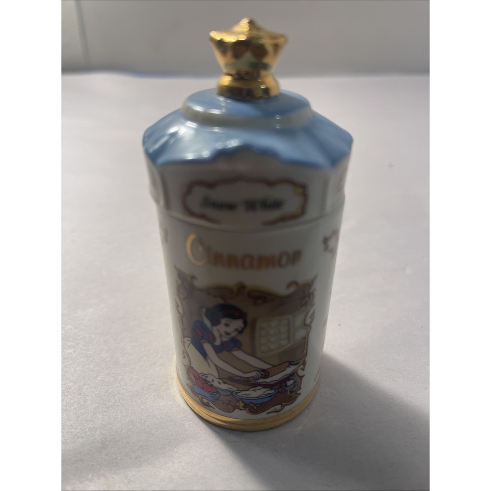 Lenox Disney Snow White Cinnamon Porcelain Spice Jar Collection 1995 Vintage - Picture 13 of 14